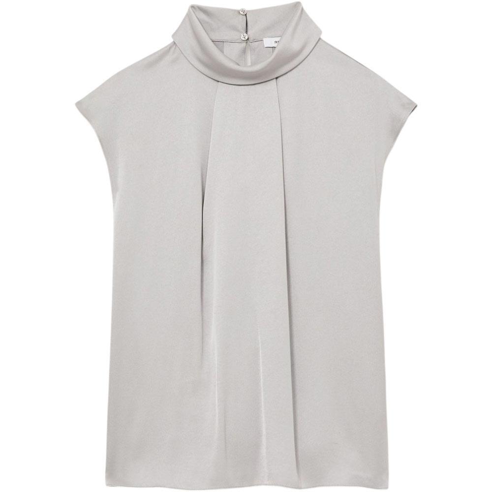 REISS DANIA High Neck Shell Top